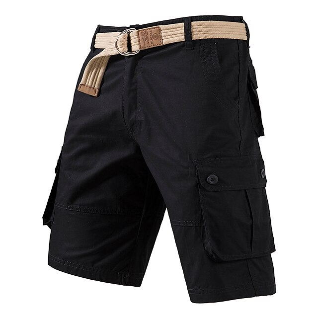 Men's Cargo Shorts Shorts Hiking Shorts Multi Pocket Plain Wearable ...