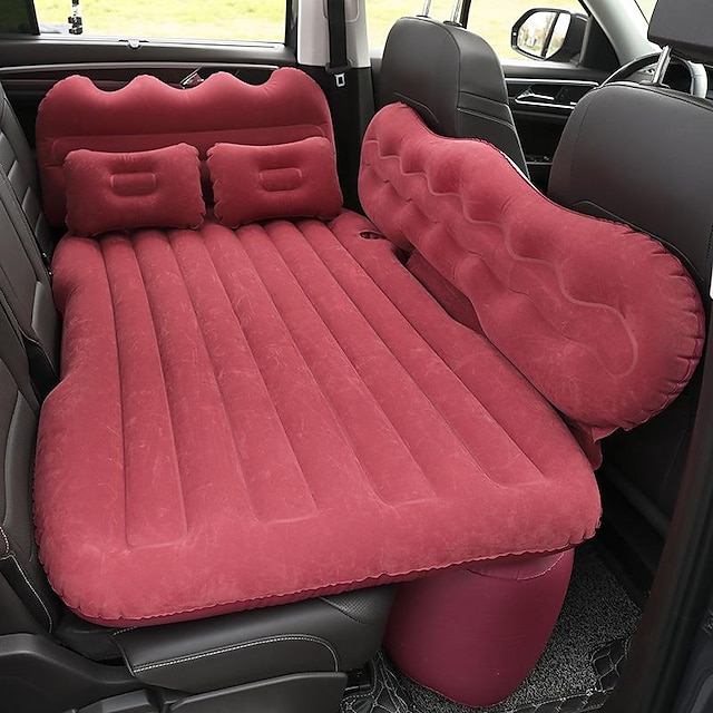 Inflatable Car Air Mattress Split Travel Bed Mattress For Car SUV Trunk Portable Comfortable Mattress Automatic Inflatable
