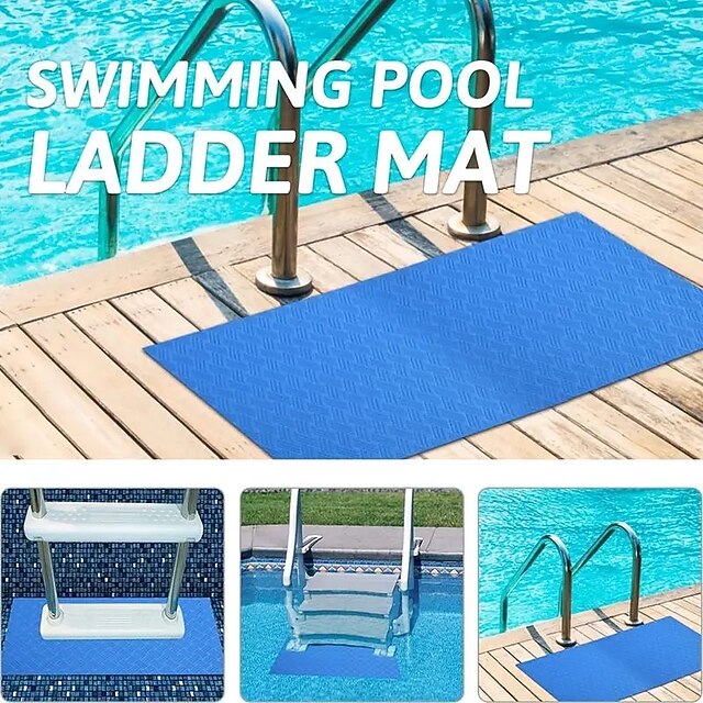 Non Slip Pool Step Pad, Beach Float Swimming Pool Ladder Mat For