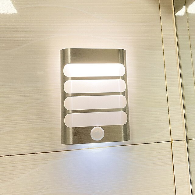 Motion Sensor LED Wireless Wall Lamp Night Light, Rechargeable Tri