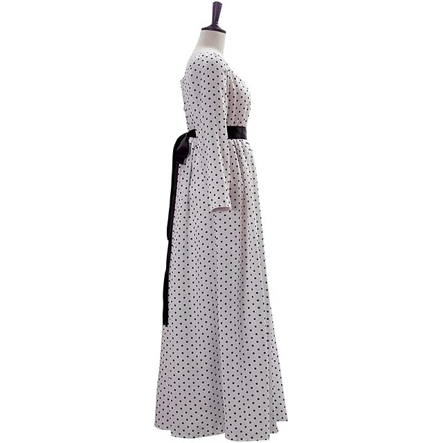 Robe Regency Robe Victorienne Jane Austen - Style Regency Avec Gants Robe De Bal Longue
