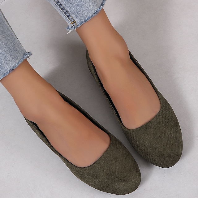 Women's Flats Comfort Shoes Plus Size Daily Flat Heel Round Toe Casual