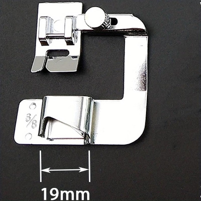 Domestic Sewing Machine Foot Presser Foot Rolled Hem Feet For Brother Singer Sew Accessories