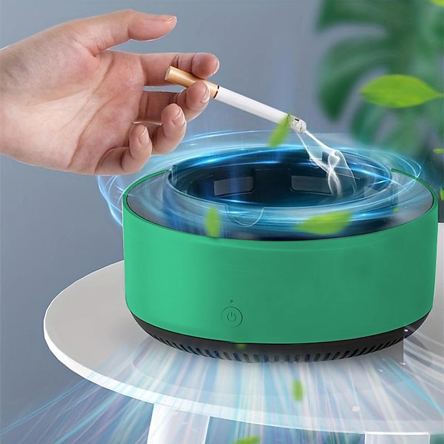  タバコの臭いを吸い込むためのタバコ灰皿空気清浄機、受動喫煙の臭いをスマートに除去屋内リビングルームオフィス車