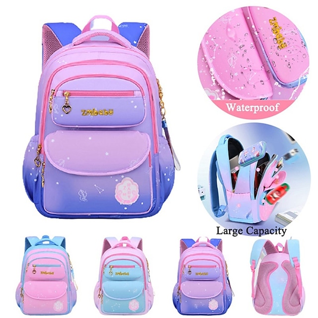  Neue modische Kinder-Schultaschen für Teenager und Mädchen, großer Schulrucksack, wasserdichter Schulranzen, Kinder-Büchertasche, Geschenk für den Schulanfang