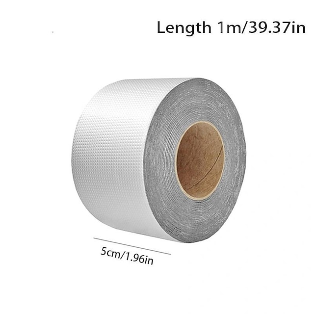 1 Roll Waterproof Tape High Temperature Resistance Aluminum Foil