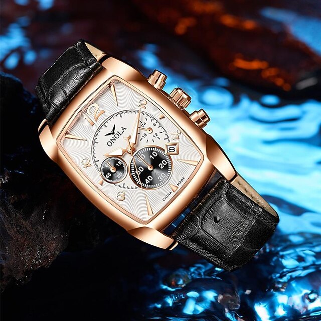 Mens watch ONOLA 2021 New fashion business Stainless Steel quartz