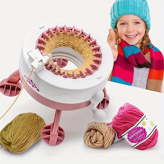  22/40/48 Needle Handmade Wool Knitting Machine DIY Handmade Knitting Scarf Sweater Hat Sock Adult Children Knitting Tool