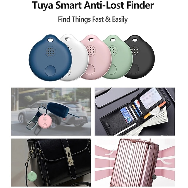  Smart Life APP Smart Tags Key Anti-lost Device Bluetooth-compatible Pet Location Tracker Smart Tracker Item Finder