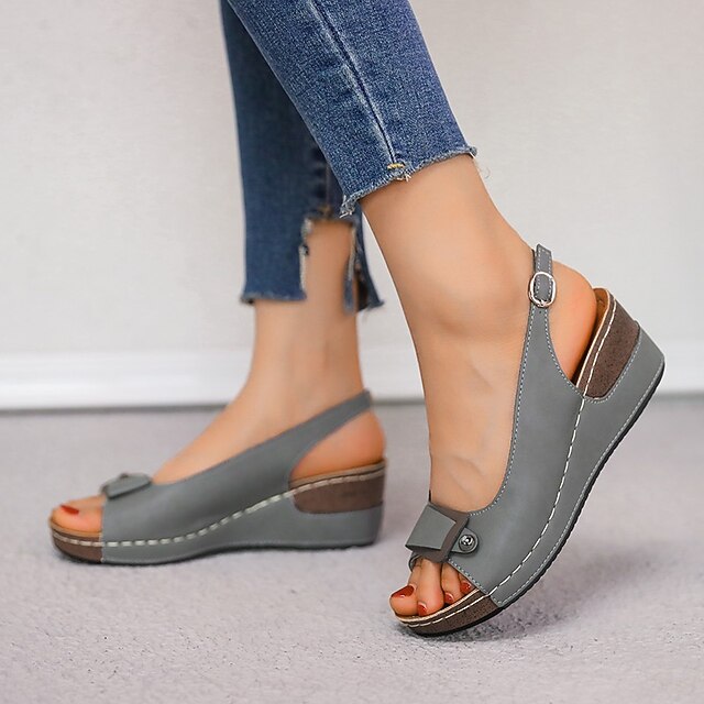 Women's Sandals Wedge Sandals Platform Sandals Plus Size Outdoor Daily