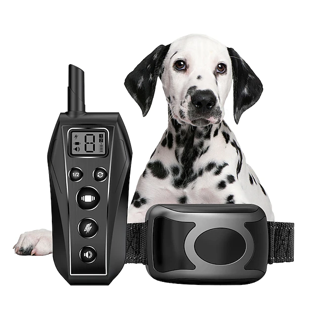 Dog Training Collar Anti Bark Collar Shock Collar Adjustable Length Remote Controlled Sound Dog Electric Dog 500M Range Waterproof Automatic Case Included Adjustable Flexible Safety Resin Nylon ABS+PC 20