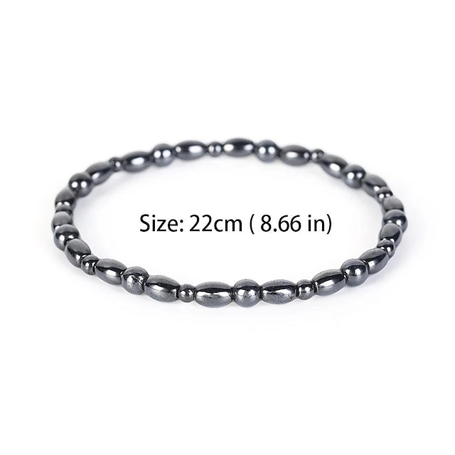 Bracciale E Collana Magnetici Healing Type In Ematite Arcobaleno – Potente, Unisex, Fatto A Mano USA - Foto 6