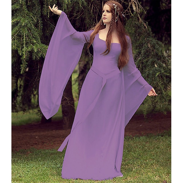 Retro Vintage Medieval Renaissance Vacation Dress Masquerade Outlander