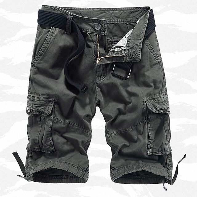 Herren Cargo Shorts Outdoor - Stretch Atmungsaktiv Mit Taschen
