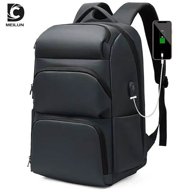  Men's Large Capacity Travel Backpack Teenage Male's Bag Backpack Backpack Anti-burglar USB Charging 17.3 Laptop Backpack Waterproof, Back to School Gift