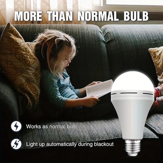 oplaadbare lednoodlamp met haak blijft branden bij stroomuitval e27 ledlampen voor wandelen