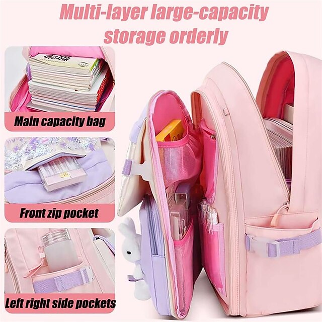 School Backpacks Cartoon Kids Backpacks Backpack for Girls Large