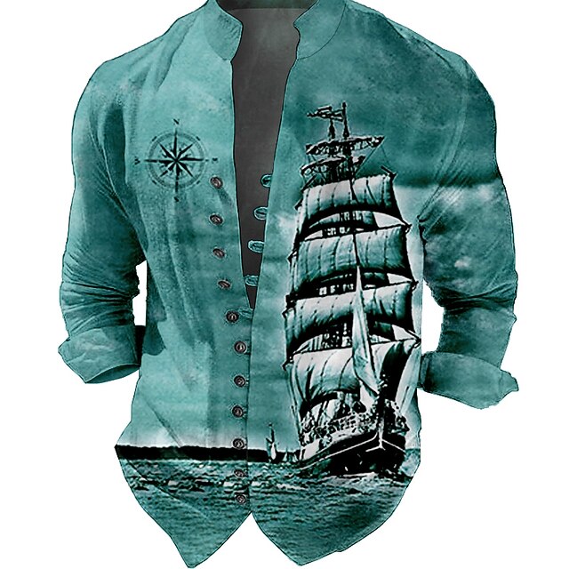 Chemise Homme Vintage Yashi Yamamuri – Rayonne – Taille M – Années 90 – Occasion Très Bon état
