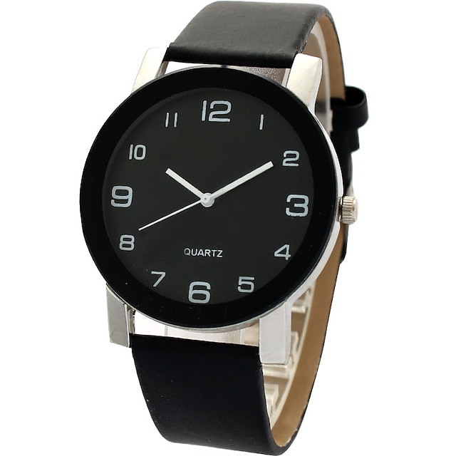  Selling Fashion Simple White Leather Clock Watches Women Dress Casual Analog Quartz Wristwatch