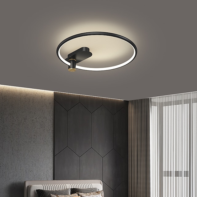 LED Ceilling Light Dimmable 55cm Geometric Shapes Flush Mount Lights ...