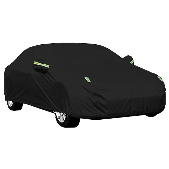  StarFire 190T Black Car Coat Car Cover Sunshade Cover Rain And Snow Thickened Sturdy Car Coat Auto Supplies