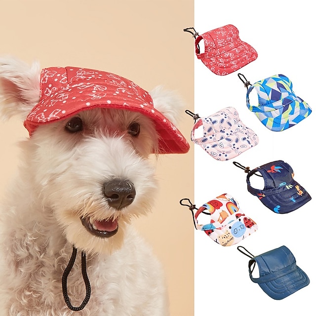  新しいクロスボーダー旅行犬猫親子屋外太陽の帽子漫画の太陽の帽子ペット野球帽子アヒルの舌の帽子
