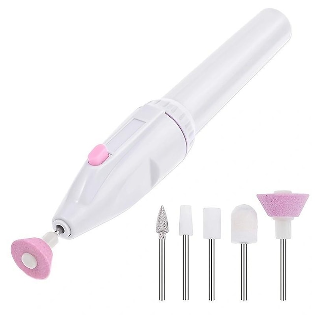  lima per unghie elettrica manicure elettrica pedicure trapano per unghie set 5 in 1 smerigliatrice per lima per unghie elettrica professionale toelettatura manicure e pedicure personale