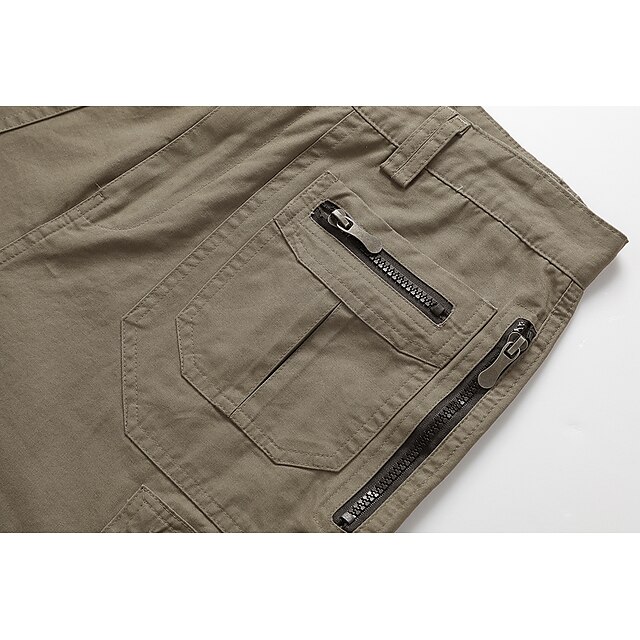 Men's Tactical Shorts Cargo Shorts Zipper Pocket Multi Pocket Plain ...