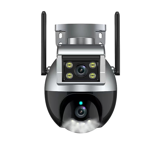  6 MP ultra HD kétlencsés wifi ptz ip kamera kültéri színes éjjellátó vezeték nélküli CCTV videokamera otthoni biztonsági megfigyelő kamera