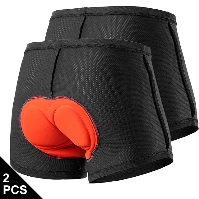 Arsuxeo Men's Cycling Under Shorts Cycling Underwear Black Bike