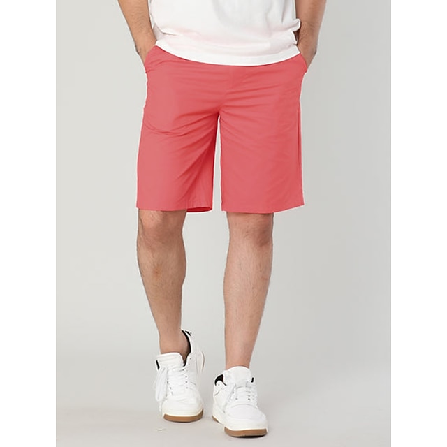 Men's Pink Shorts Shorts Chino Shorts Dress Shorts Bermuda shorts