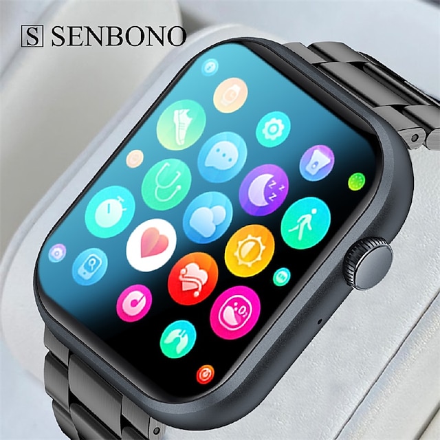 Fremmedgøre Sodavand Strålende SENBONO 2023 Men's Smart Watch Bluetooth Custom Dial Call Watch Sport  Waterproof Smartwatch Men WomenBOX for IOS Android Xiaomi 2023 - US $29.89