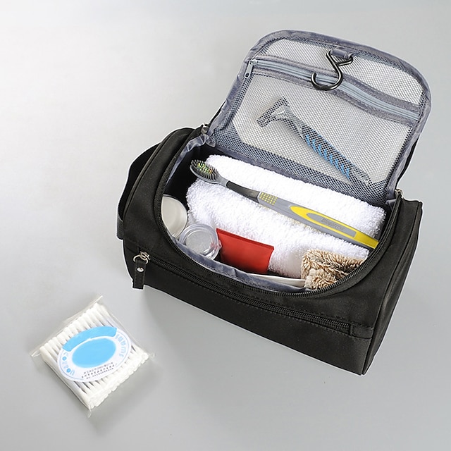  bolsa de maquiagem à prova d'água com zíper para homem e mulher bolsa de cosméticos estojo de beleza organizador de maquiagem bolsa de higiene kits de armazenamento bolsa de lavagem de viagem