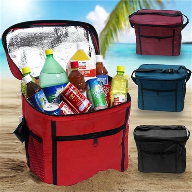 Bolsa portátil de alta calidad para viajes, camping, pícnic al aire libre, bolsa bento, contenedor para almuerzo, bolsa térmica con aislamiento, bolsa para almuerzo (3 colores)