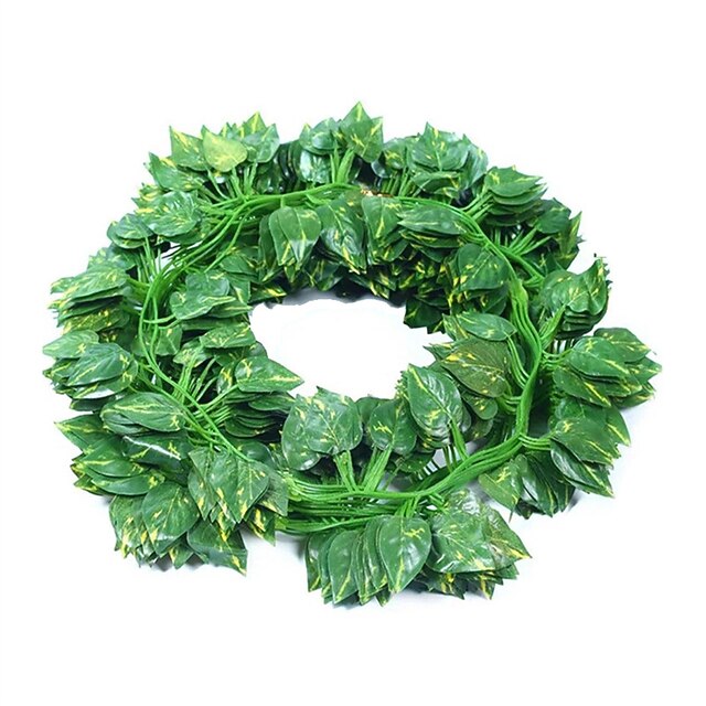 12pcs 200CM Hot Artificial Plants Rattan Creeper Green Leaf Ivy Vine