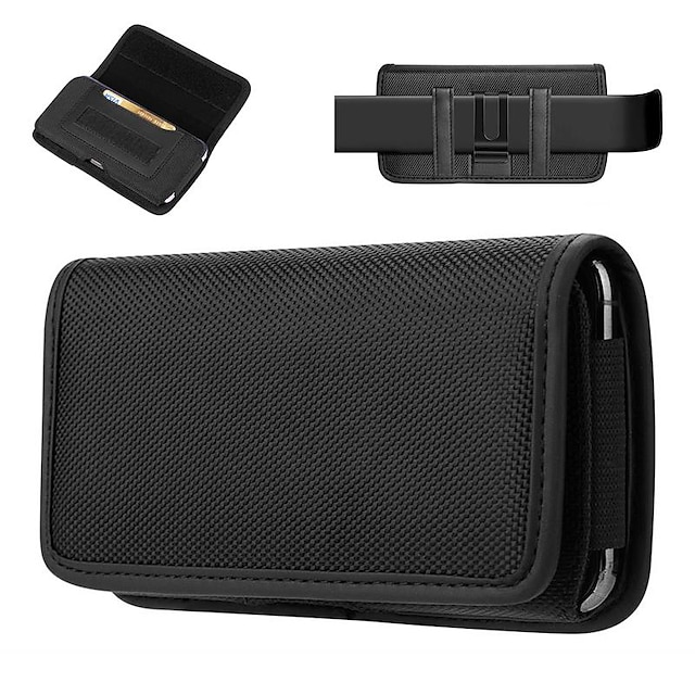 Phone Holster Case Nylon Cell Phone Belt Clip 4.76.8inch Pouch