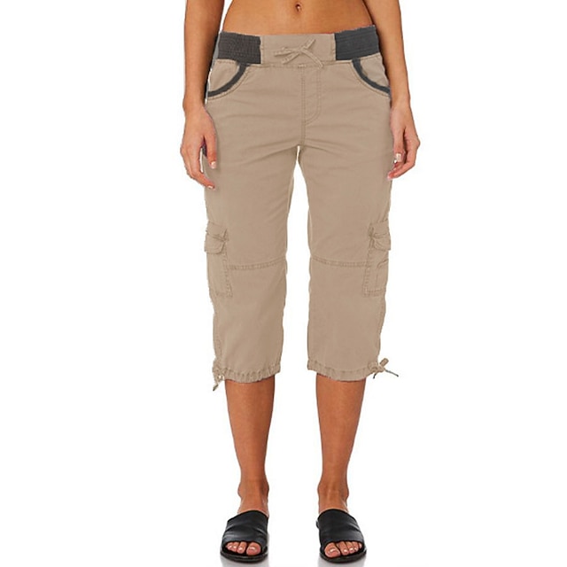 MoFiz Pantalon Capri De Randonnée Pour Femme, Pantalon Cargo Léger Et à Séchage Rapide Avec