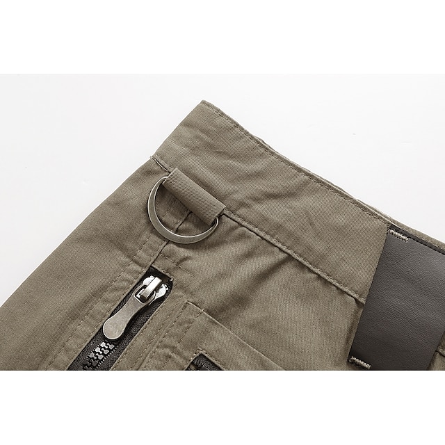 Men's Tactical Shorts Cargo Shorts Zipper Pocket Multi Pocket Plain ...