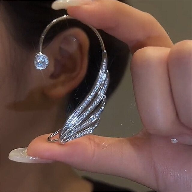  Femme Boucles d'Oreille Classique Précieux Mode Personnalisé Des boucles d'oreilles Bijoux argent droit / gauche d'or / argent à gauche Pour Mariage Soirée 1 pc