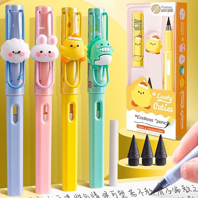  1pc Pencil Writing Pencil Dazzling Color Constant Pencil Alloy Nib Writing Smoothly Erasable Pencil For Student Artist Writing Drawing, Back to School Gift