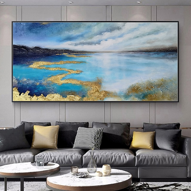  Mintura Handmade Landscape Oil Paintings On Canvas Wall Art Decoration Modern Abstract Picture For Home Decor Rolled Frameless Unstretched Painting