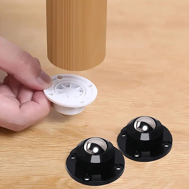 4pcs Self-adhesive Casters, Upgraded Casters, Super Load-bearing Ball ...