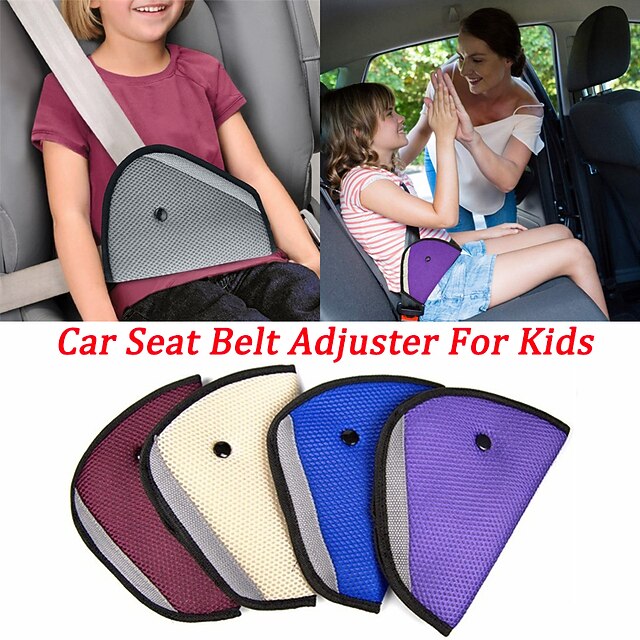 Child Seat Belt Adjustment Holder Car AntiNeck Baby Shoulder Cover Seat Belt Positioner Child