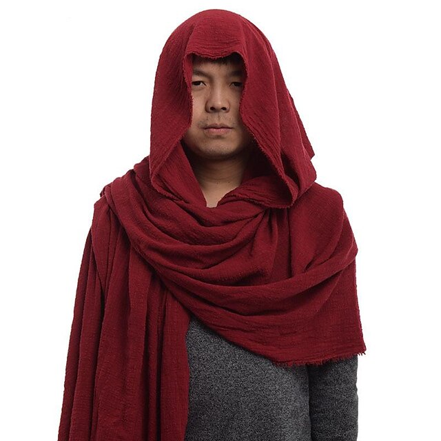 Cowl Hood Scarf Rogue Hood Medieval Cloak Renaissance Costume Men Neck Warmer Hooded Cape Hat