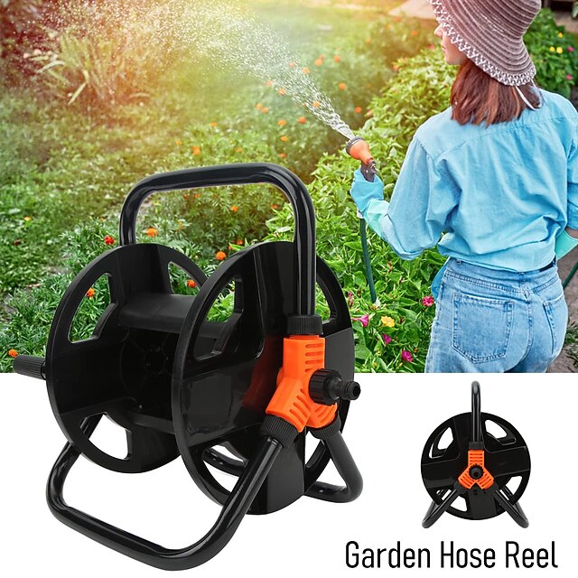 Garden Hose Reel, Portable Tote Hose Reel Cart, Rope Hose Storage Stand