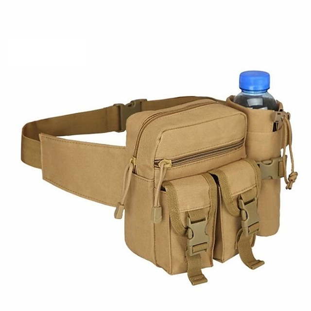  miesten taktinen rento fanny vedenpitävä pussi vyötärölaukku pakkaukset ulkokäyttöön sotilaslaukku