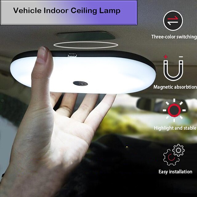 StarFire Car Interior LED Reading Light Auto USB Charging Roof