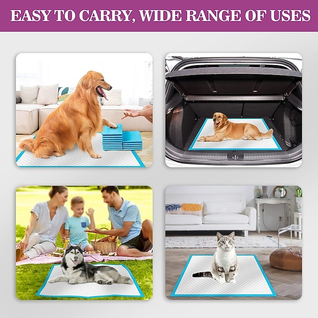Dog Mat,Pet Urine Pad Diaper Dog Urine Pad Diaper Thickened Diaper
