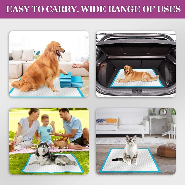 Dog Mat,Pet Urine Pad Diaper Dog Urine Pad Diaper Thickened Diaper Deodorant Cat Pet Training