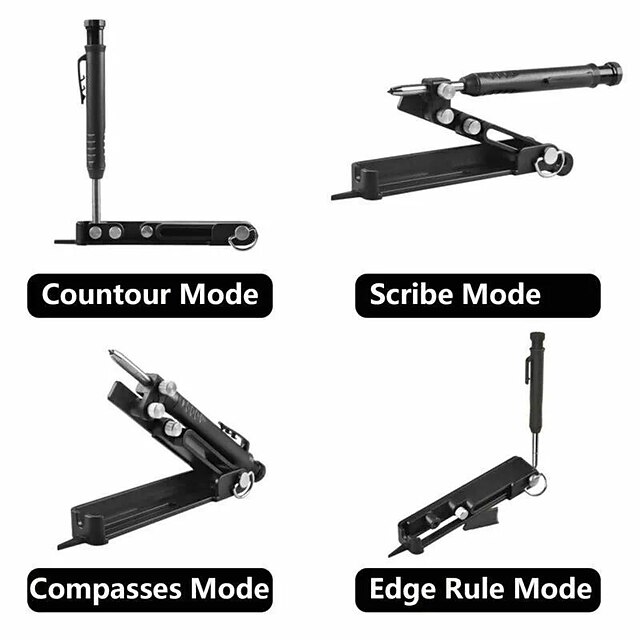 Multi-function Scribing Tool Construction Pencil Precise Woodworking Scriber DIY